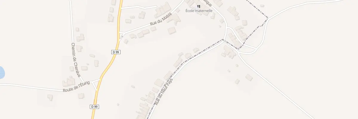 Plan du 52 Rue du Neuf Pays à Laronxe
