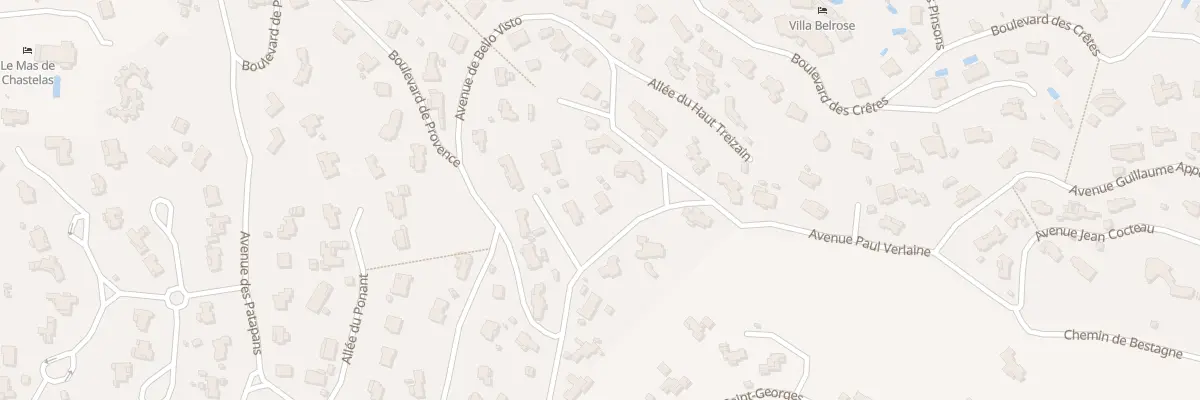 Plan du 45 Bd de Provence à Gassin
