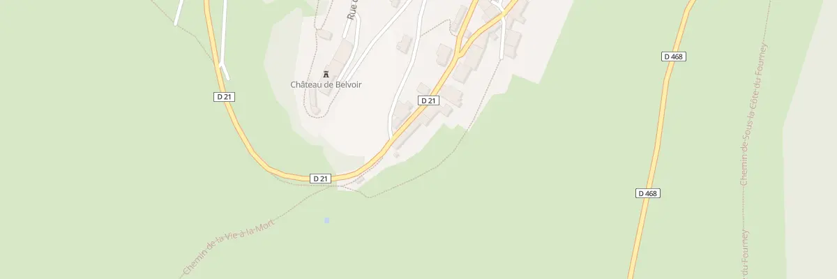 Plan du 5052 Au Village à Belvoir