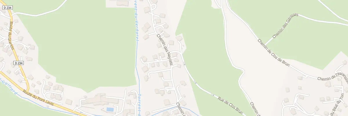 Plan du 270 Che des Neyzets à Saint-Chaffrey