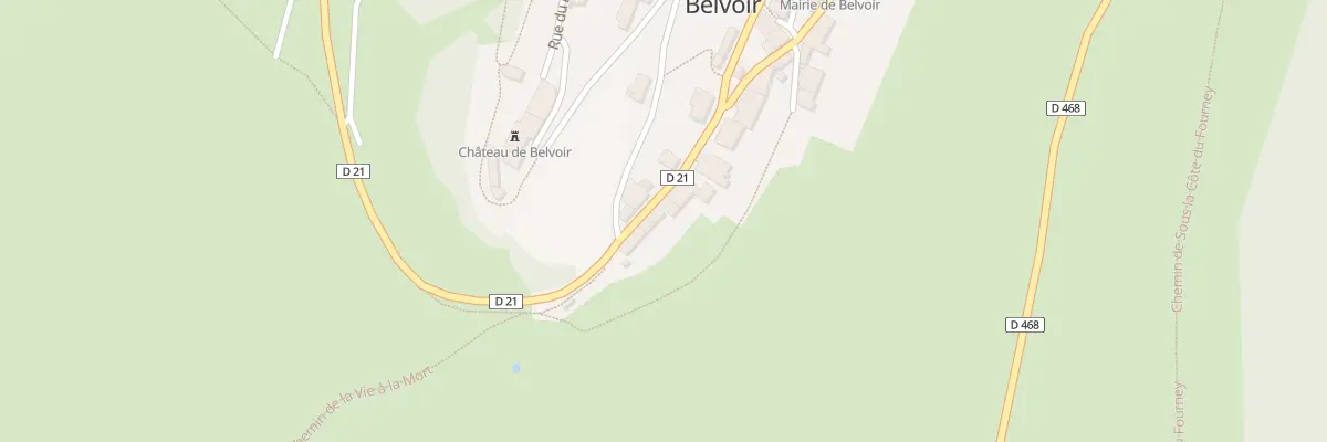 Plan du 5044 Au Village à Belvoir