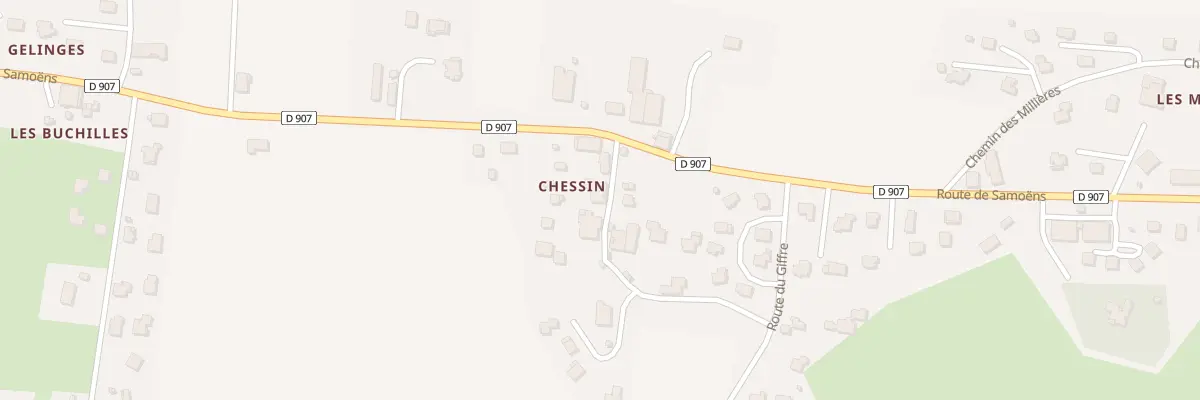 Plan du 50 Rue de chessin à Taninges