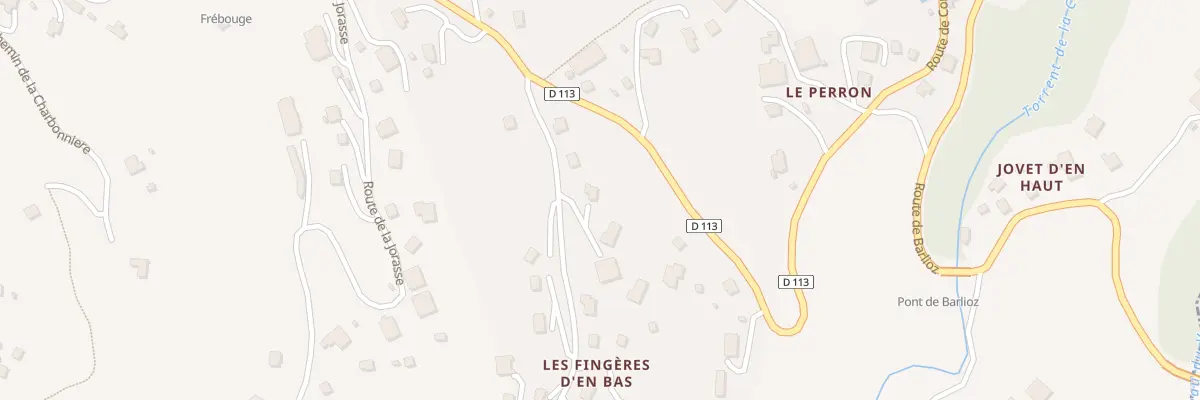 Plan du 95 Rte des Riches à Cordon