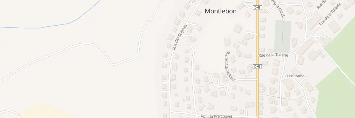 Plan du 13 Rue des Seignes à Montlebon