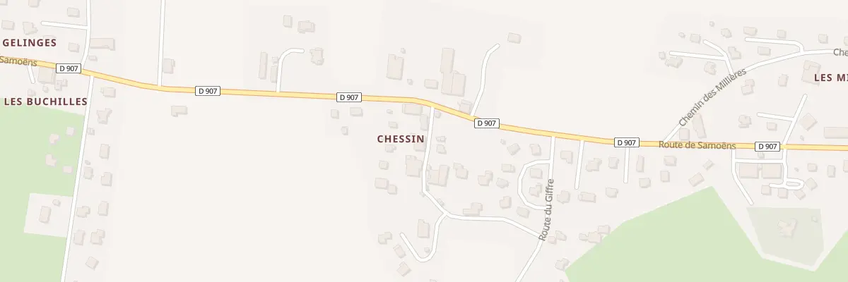 Plan du 42 Rue de chessin à Taninges