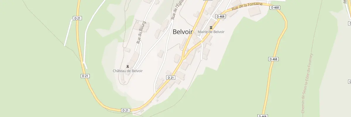 Plan du 5023 Gr Grande Rue à Belvoir