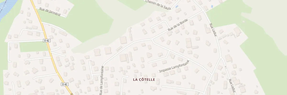 Plan du 22 Rue de Lamyfontaine à Éloyes