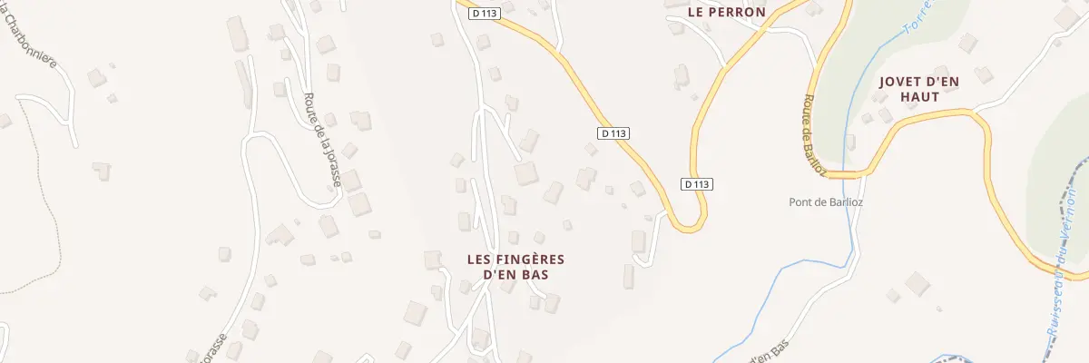 Plan du 115 Rte des Riches à Cordon