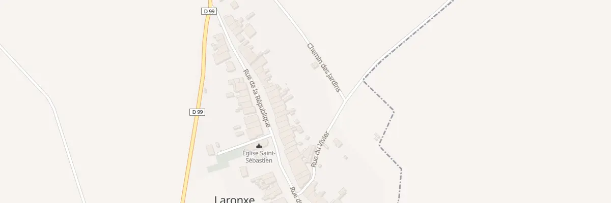 Plan du 44 Rue de la Republique à Laronxe