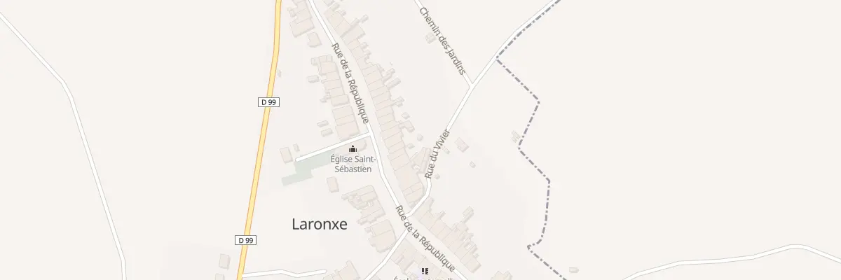Plan du 30 Rue de la Republique à Laronxe