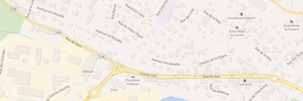 Plan du 2 Rue de la Résistance à Saint-Étienne-lès-Remiremont