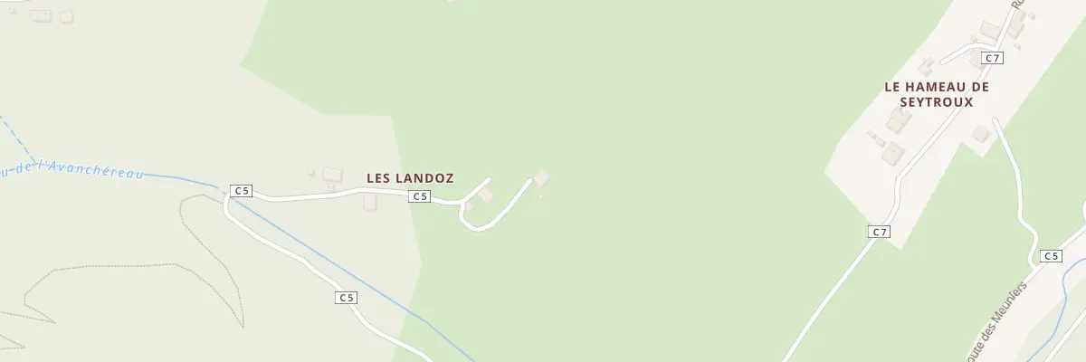 Plan du 610 Rte des Landoz à Seytroux