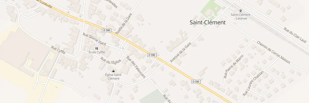 Plan du 17 Av De La Division Leclerc à Saint-Clément