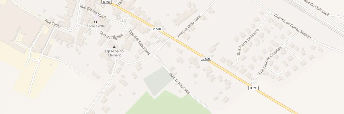 Plan du 24 Av De La Division Leclerc à Saint-Clément