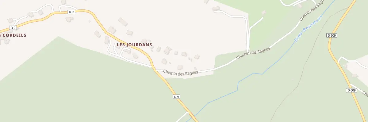 Plan du 95 Che des Sagnes à Saint-Pons