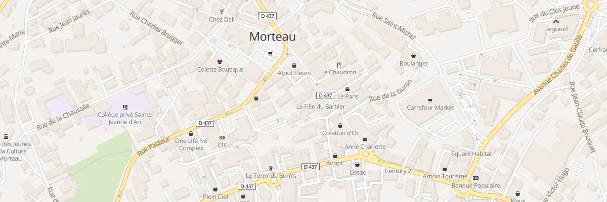 Plan du 11B Gr Grande Rue à Morteau