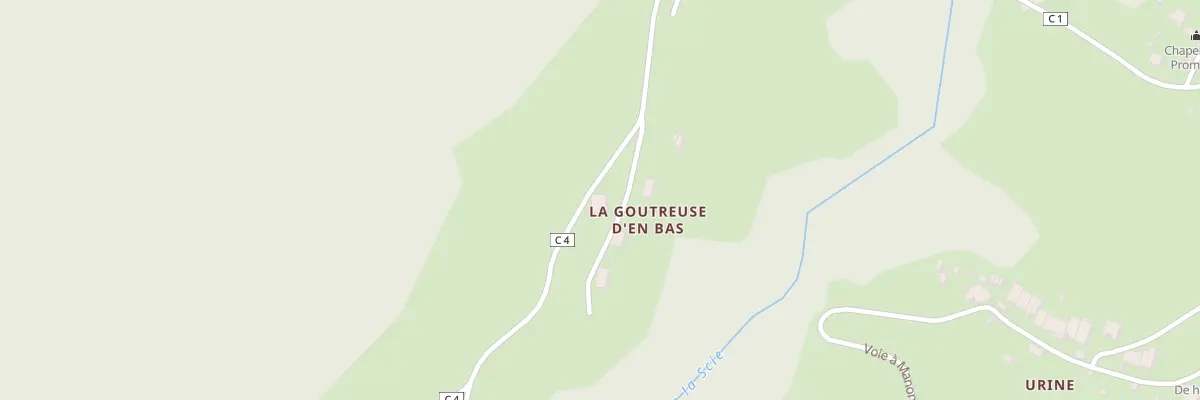 Plan du 5157 La Goutroza Nord à La Baume