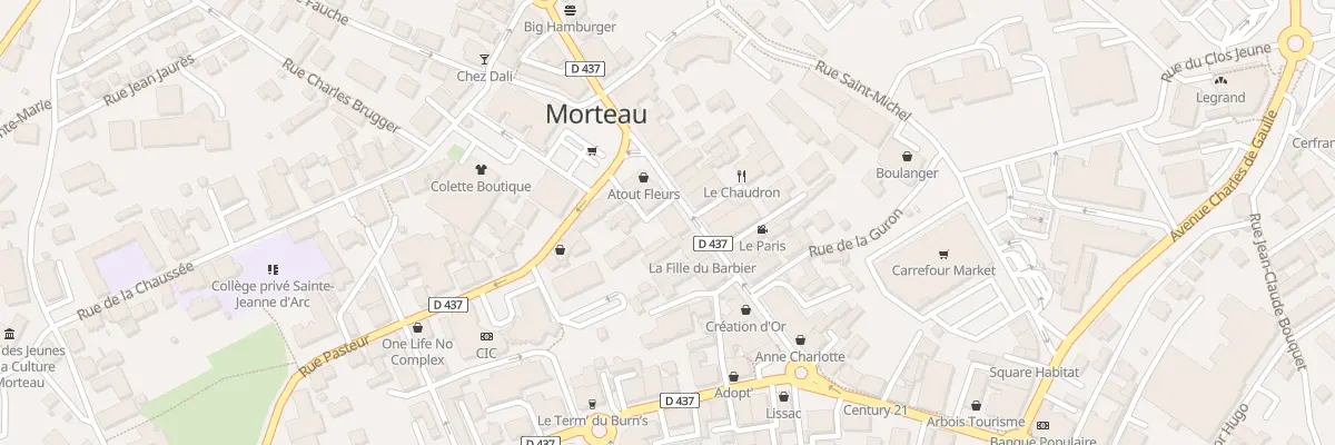 Plan du 13 Gr Grande Rue à Morteau