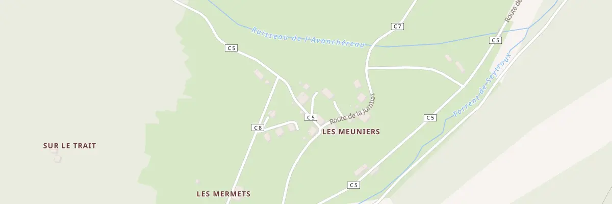 Plan du 23 Imp des Meuniers à Seytroux