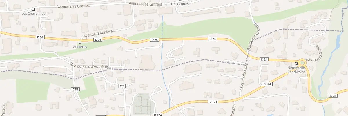 Plan du 24 Av d’Abondance à Évian-les-Bains