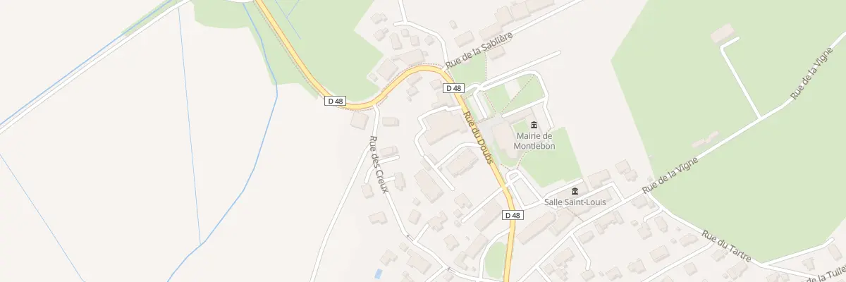 Plan du 8 Rue du Doubs à Montlebon