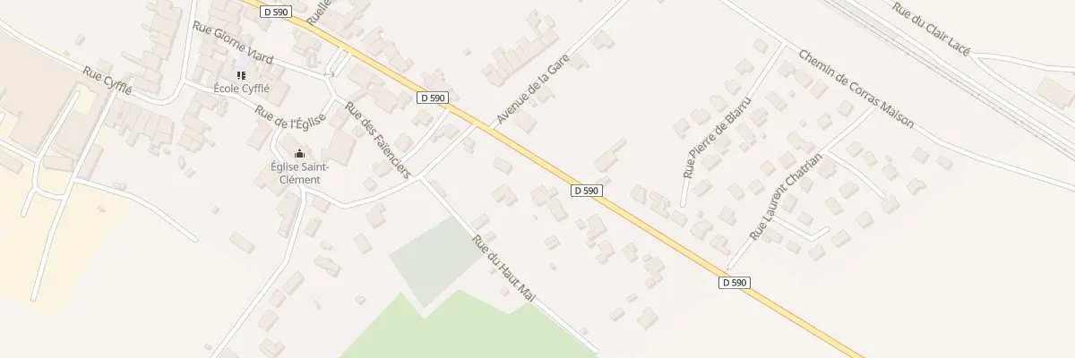 Plan du 24B Av De La Division Leclerc à Saint-Clément