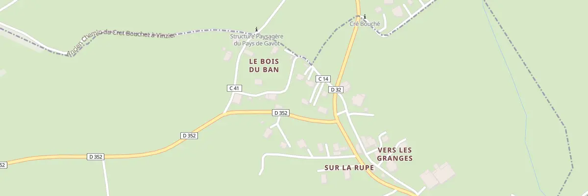 Plan du 141 Che du Bois du Ban à Vinzier