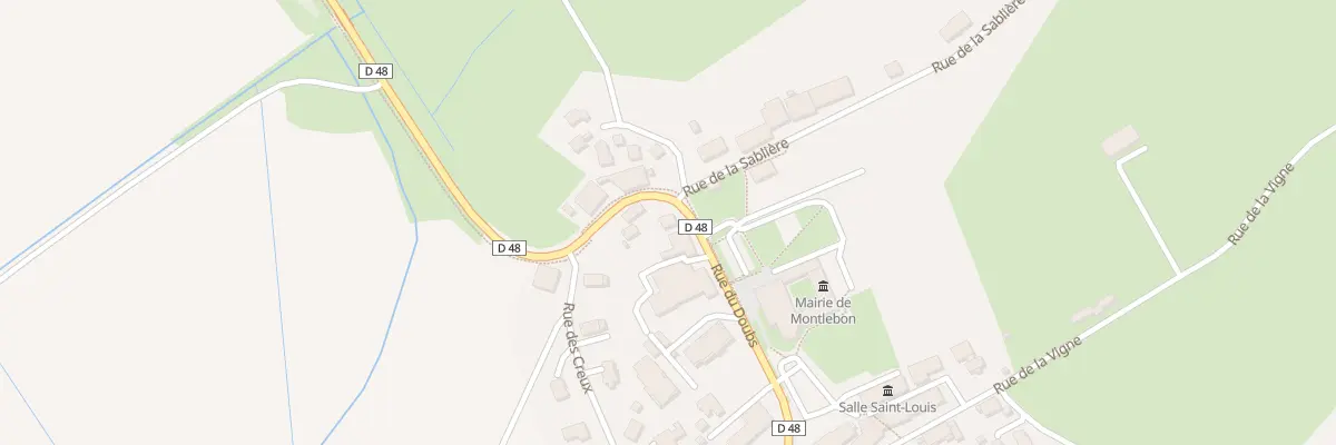 Plan du 4 Rue du Doubs à Montlebon