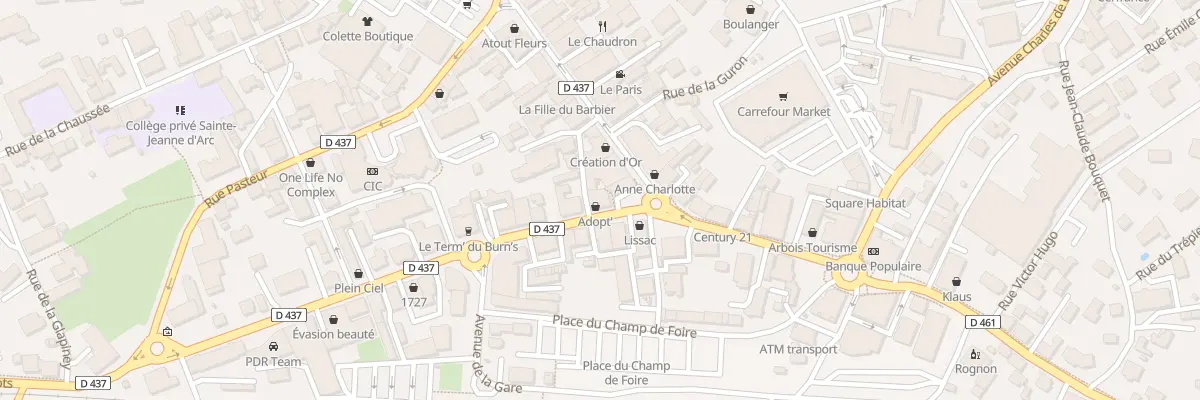 Plan du 2 Rue de la Gare à Morteau