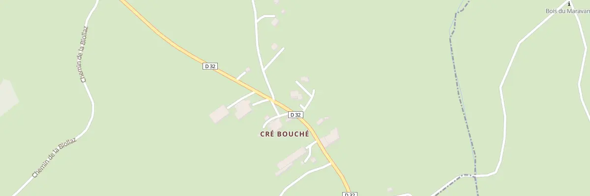 Plan du 865A Rte de Cré Bouché à Larringes