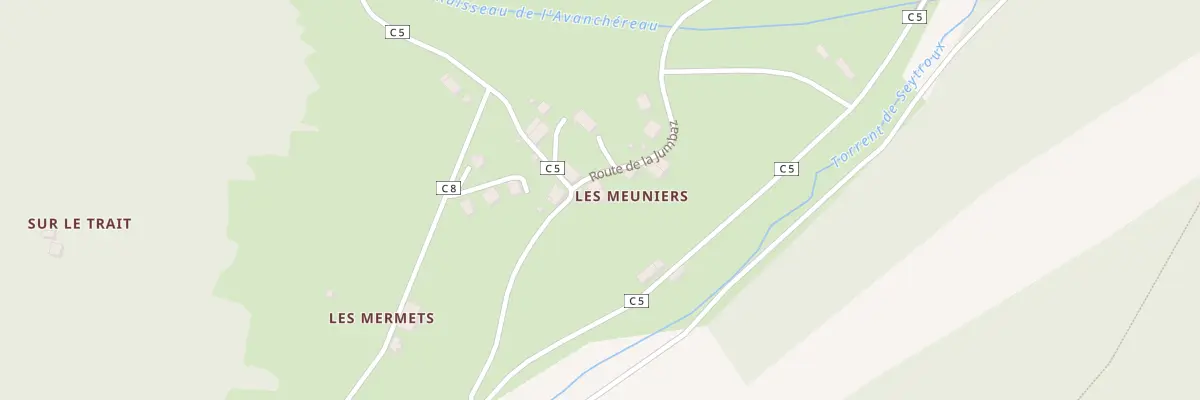 Plan du 295 Rte de la Jumbaz à Seytroux