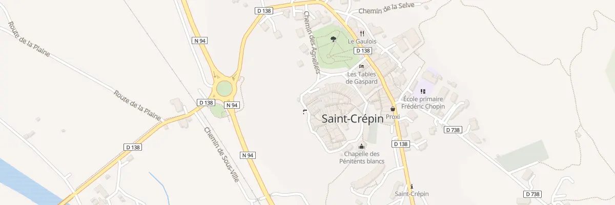 Plan du 262 Rue du Tour de Ville à Saint-Crépin