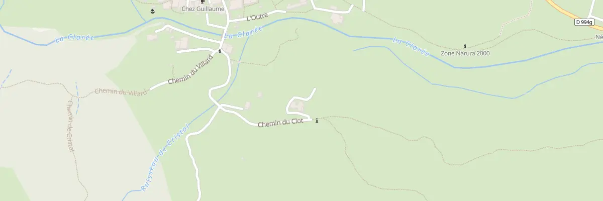 Plan du 285 Che du Clot à Névache