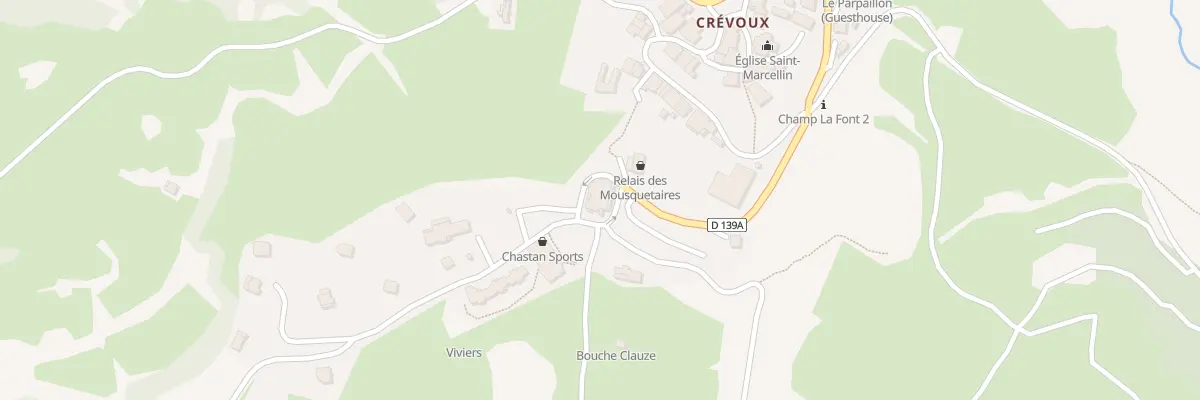 Plan du 5089 Pra Vesqua à Crévoux