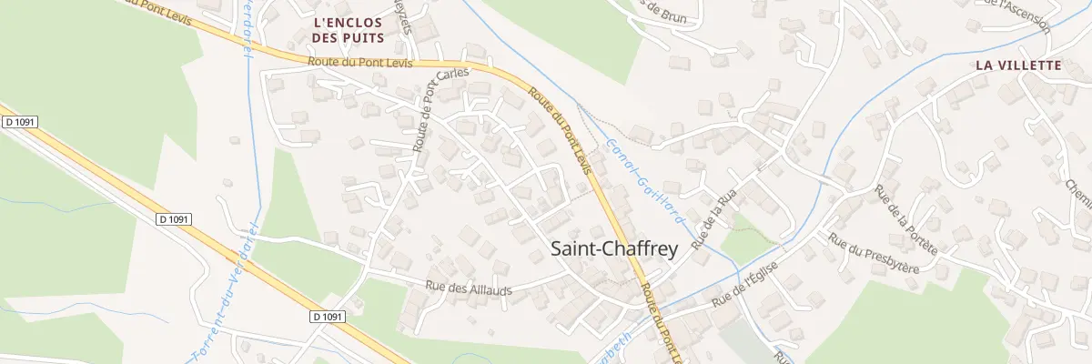 Plan du 5071 Le Chef Lieu à Saint-Chaffrey
