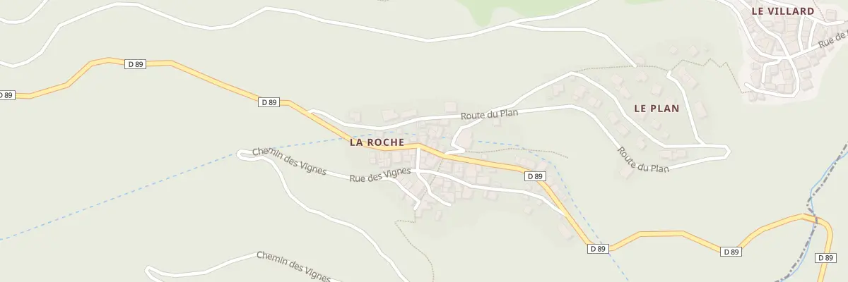 Plan du 5244 La Roche à Montagny