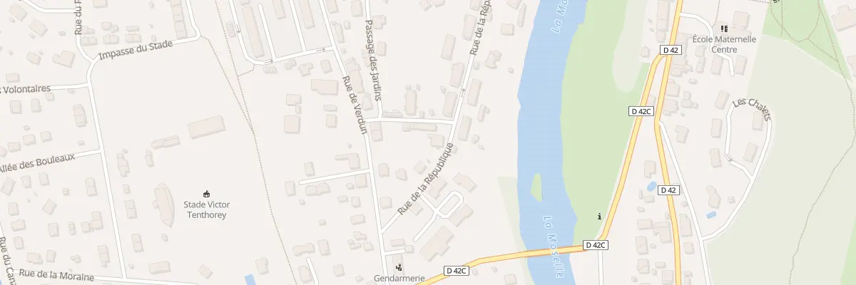Plan du 5 Rue de la République à Éloyes