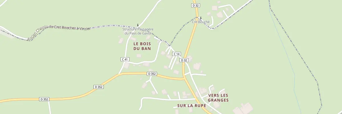 Plan du 51 Che du Bois du Ban à Vinzier