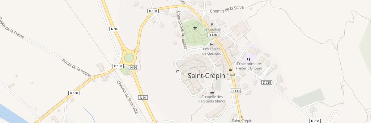 Plan du 64 Rue de l’Archevêché à Saint-Crépin