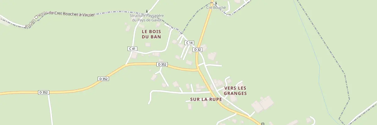 Plan du 23 Che du Bois du Ban à Vinzier