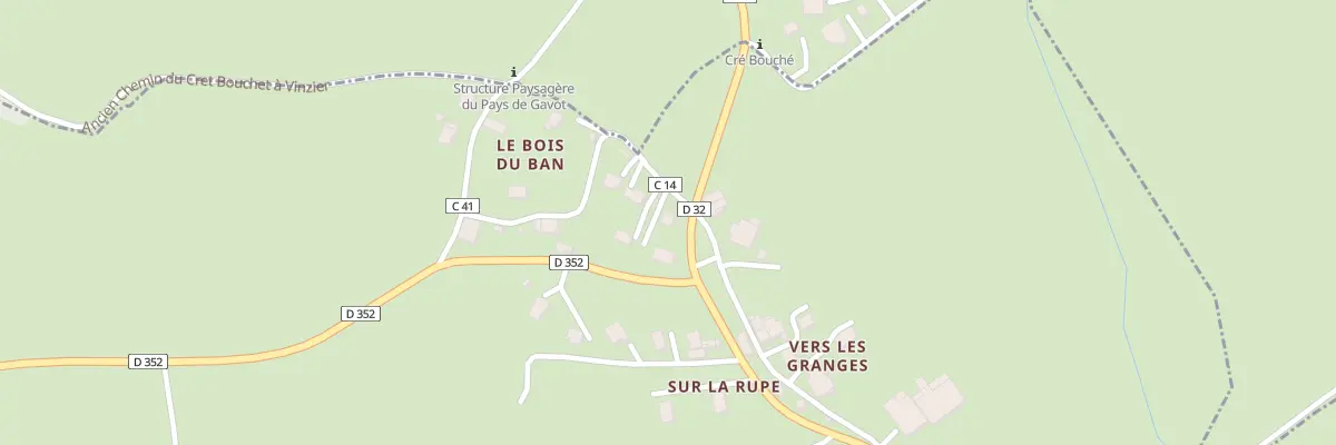 Plan du 15 Che du Bois du Ban à Vinzier