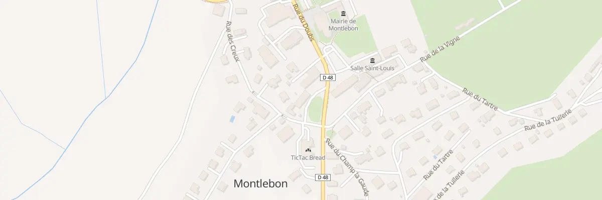 Plan du 10B Pl des Minimes à Montlebon