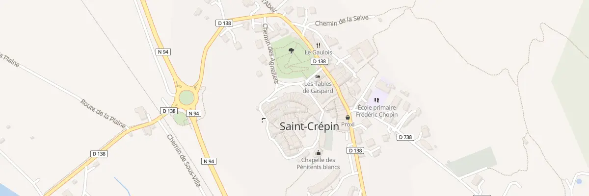 Plan du 34 Rue de l’Archevêché à Saint-Crépin