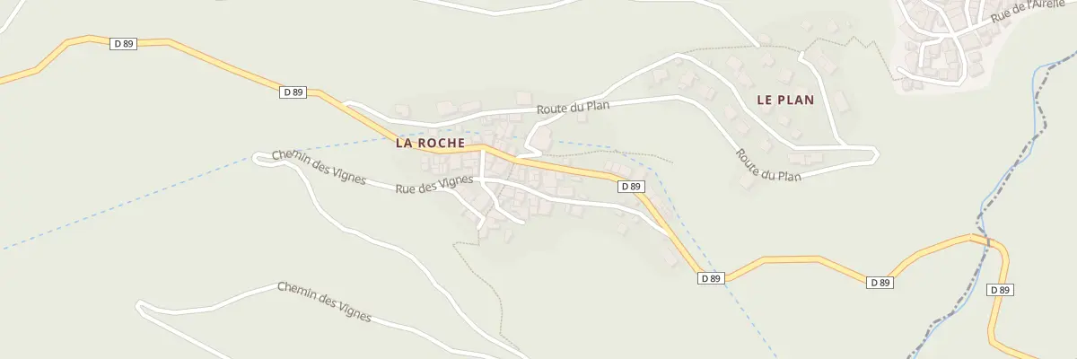 Plan du 5215A La Roche à Montagny