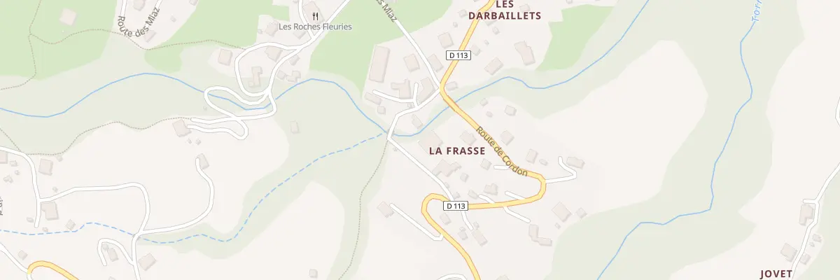 Plan du 3622 Rte de Cordon à Cordon