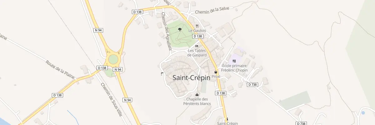 Plan du 20 Rue de l’Archevêché à Saint-Crépin