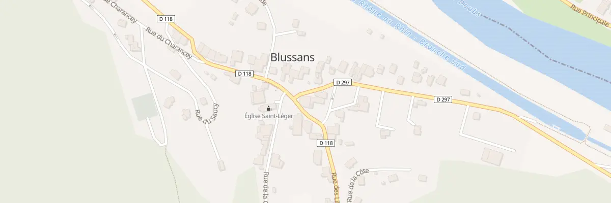 Plan du 2 Rue des Géraniums à Blussans