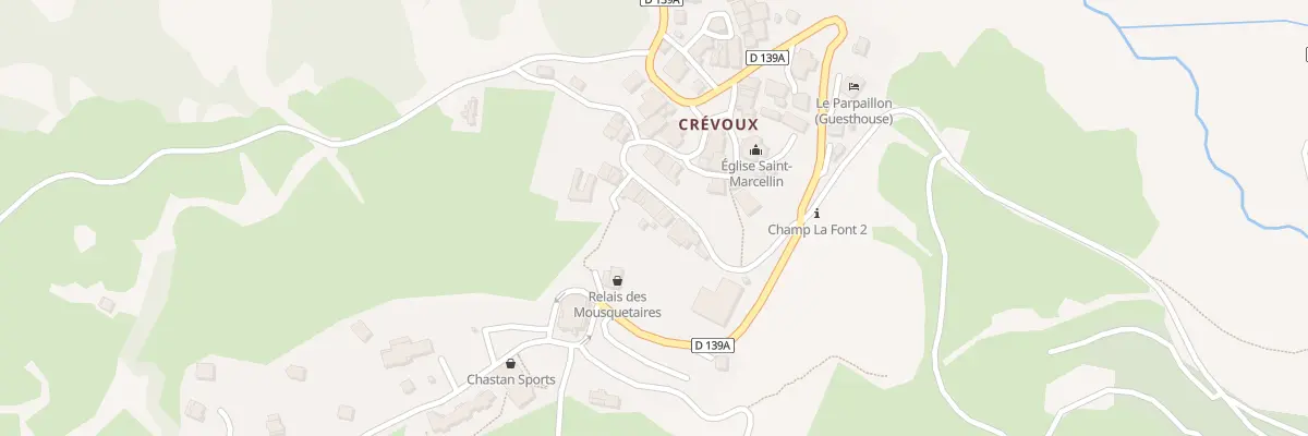 Plan du 5081 Le Village à Crévoux