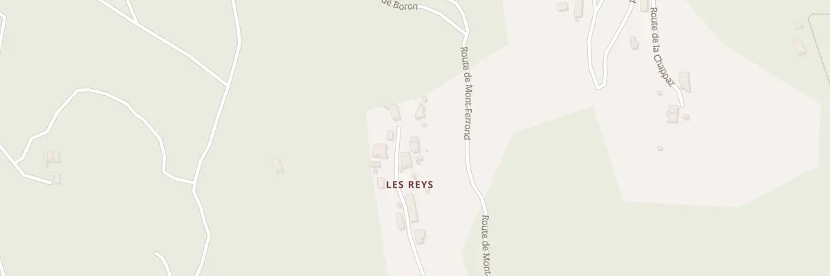 Plan du 9001 Rte des Reys à Magland