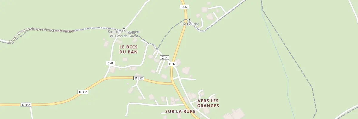 Plan du 1394 Rte de Vers les Granges à Vinzier